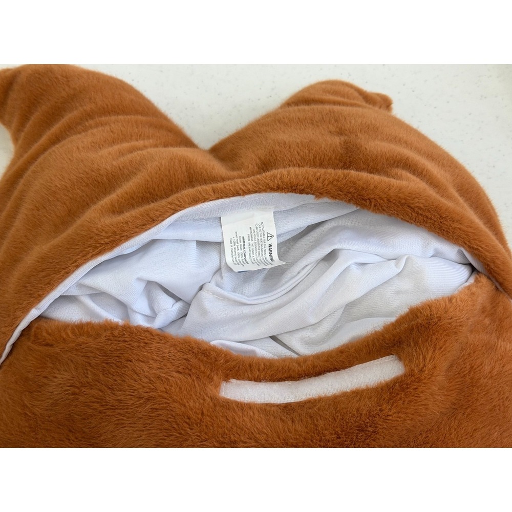 Squirrel Throw Pillow Plush Can Hold Microwave Heat Insert - Picture 4 of 6